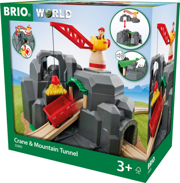 BRIO Crane & Mountain Tunnel (Accessory)