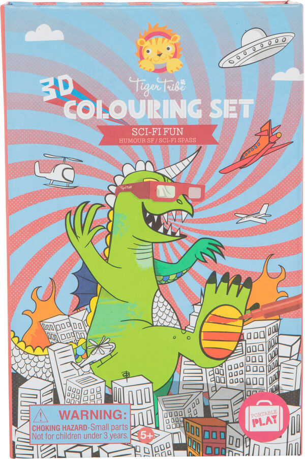 Sci Fi Fun 3d Coloring Set