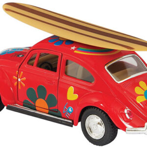 Die-cast 1967 Beetle With Surfboard (assorted colors)