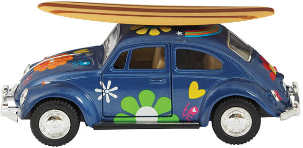 Die-cast 1967 Beetle With Surfboard (assorted colors)