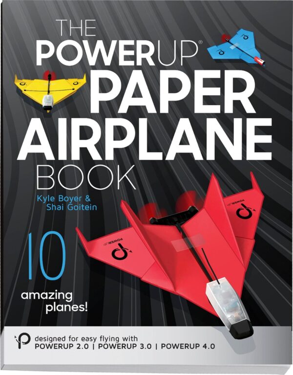 POWERUP Paper Airplane Book