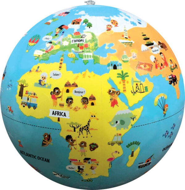 Tiny Travelers 12" Inflatable Globe