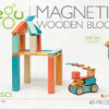 Tegu Classics: 42-Piece Set Magnetic Wooden Blocks (SUNSET)