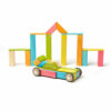 Tegu Classics: 42-Piece Set Magnetic Wooden Blocks (TINTS)