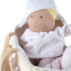 Grace - Baby Soft Doll With Carry Cot And Blanket