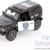 Ford Bronco - Police Edition (2022, 1/34 scale die cast model car, Black/White)