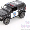 Ford Bronco - Police Edition (2022, 1/34 scale die cast model car, Black/White)