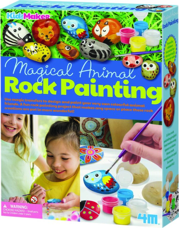 KidzMaker Magical Animal Rock Painting