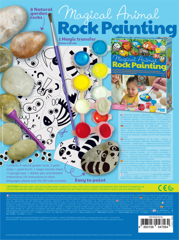 KidzMaker Magical Animal Rock Painting