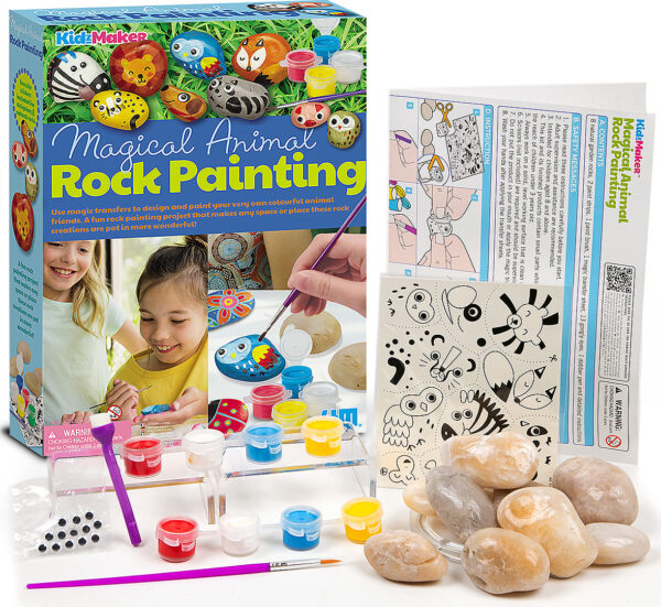 KidzMaker Magical Animal Rock Painting