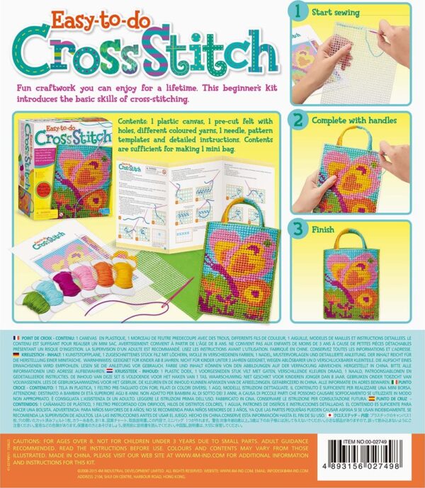 4M Craft Easy To Do Cross Stitch