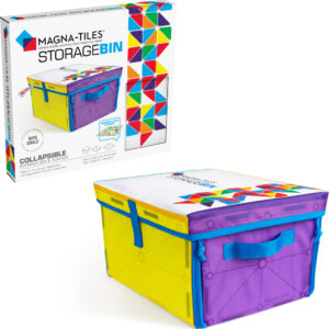 MAGNA-TILES Storage Bin & Interactive Play-Mat, The ORIGINAL Magnetic Building Brand