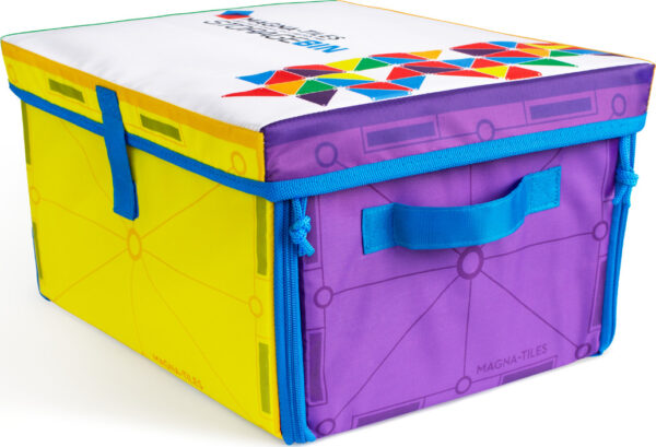 MAGNA-TILES Storage Bin & Interactive Play-Mat, The ORIGINAL Magnetic Building Brand