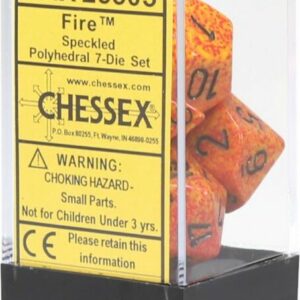 7-Set Cube Speckled Fire