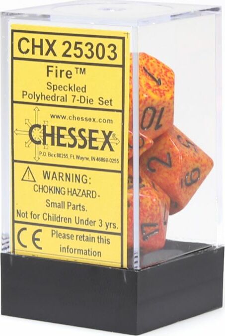 7-Set Cube Speckled Fire