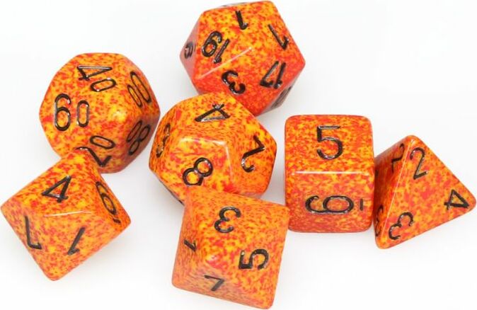 7-Set Cube Speckled Fire