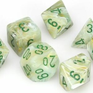 7-Set Cube Marble Green with Dark Green