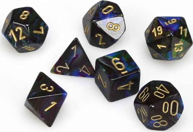 7-Set Cube Lustrous Shadow with Gold