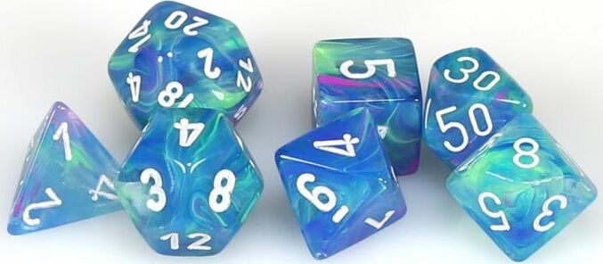 7-Set Cube Festive Waterlily with White