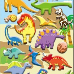 Dinosaur Puffy Sticker-10