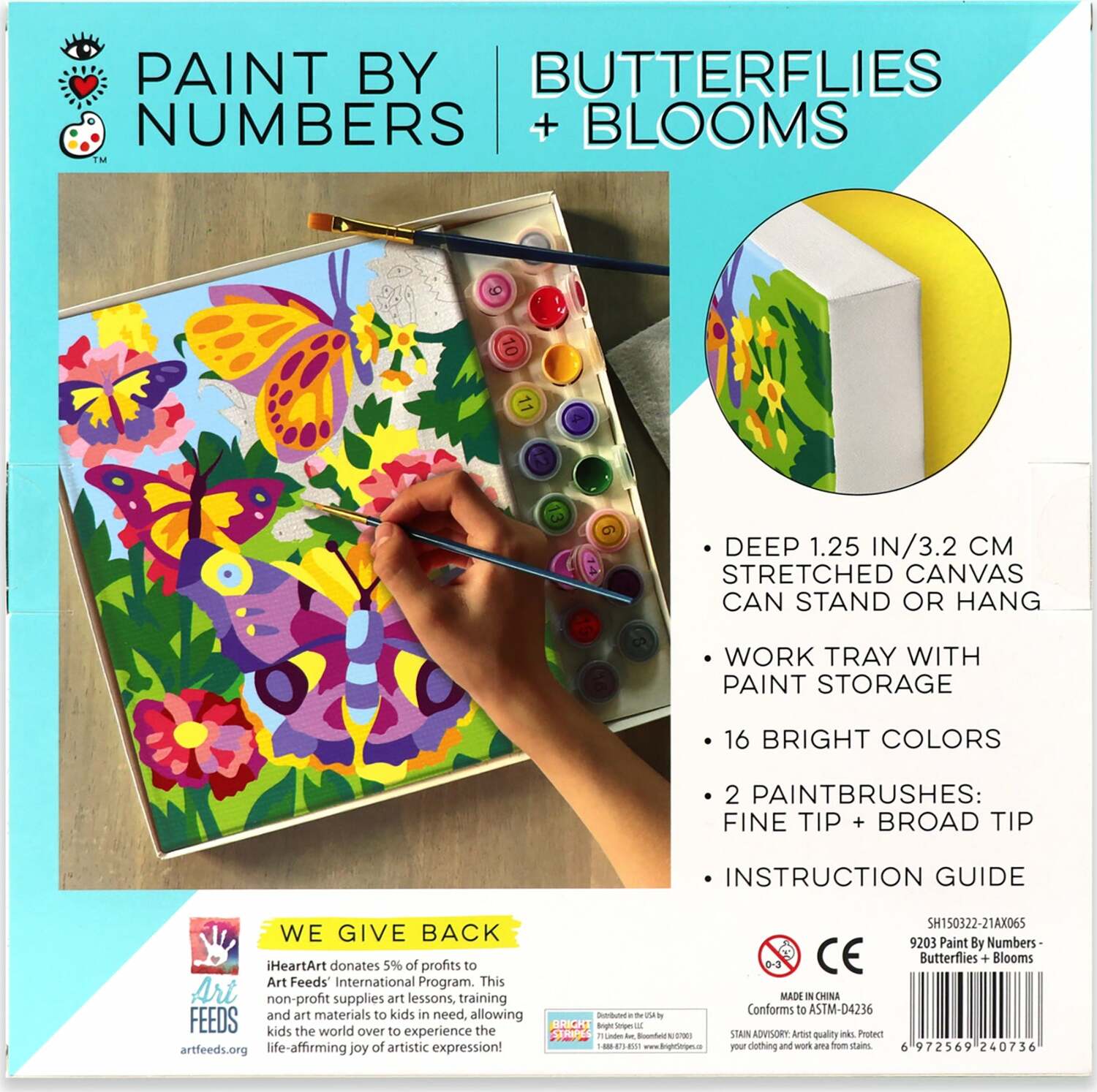 Paint By Numbers- Butterflies + Blooms