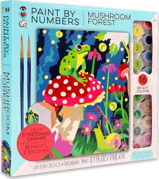Paint By Numbers- Mushroom Forest