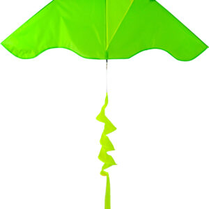 Green Colorblock Delta with Yellow Twister Tail