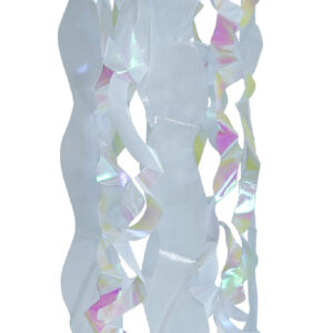 40-inch White Iridescent Jellyfish 3D Windsock