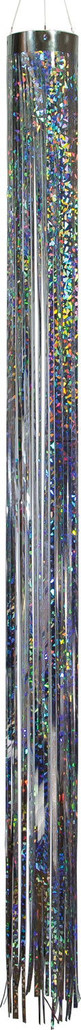 Silver Holographic Windsock