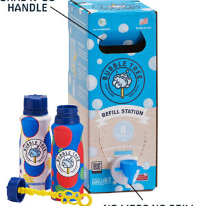 1 Liter 2 Bottle Refillable Bubble System