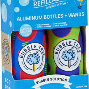 2 Pack Bubble Aluminum Bottles (assorted styles)