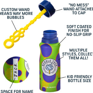 2 Pack Bubble Aluminum Bottles (assorted styles)
