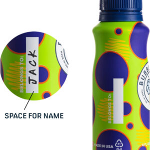 2 Pack Bubble Aluminum Bottles (assorted styles)