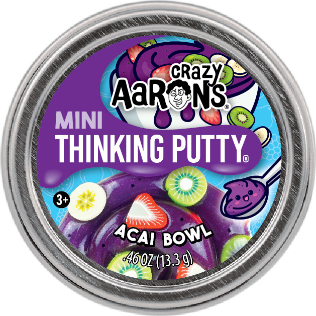 Mini Acai Bowl - 2" Thinking Putty Tin