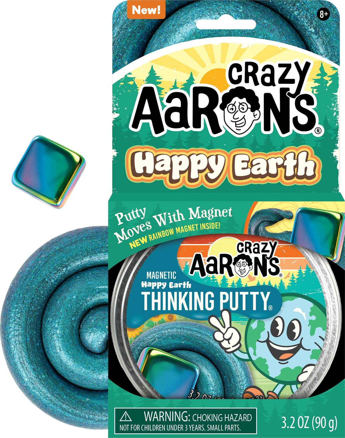 Happy Earth Magnetic StormsĀ® Thinking Putty