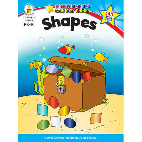 Shapes (Pk - K) Home Workbook - Gold Star Edition