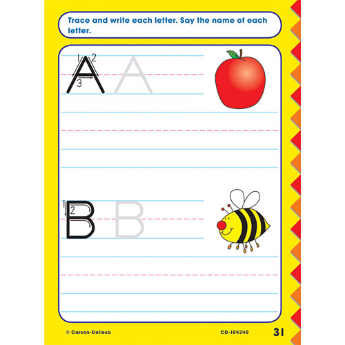 Get Ready For Kindergarten Home Workbook - Gold Star Edition