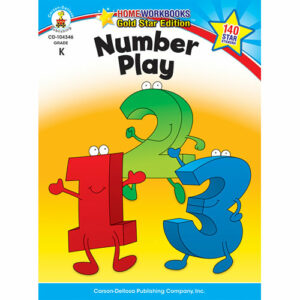 Number Play (K) Home Workbook - Gold Star Edition
