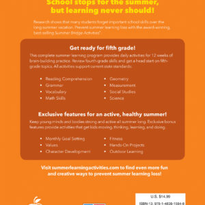 Summer Bridge Activities, Grades 4 - 5