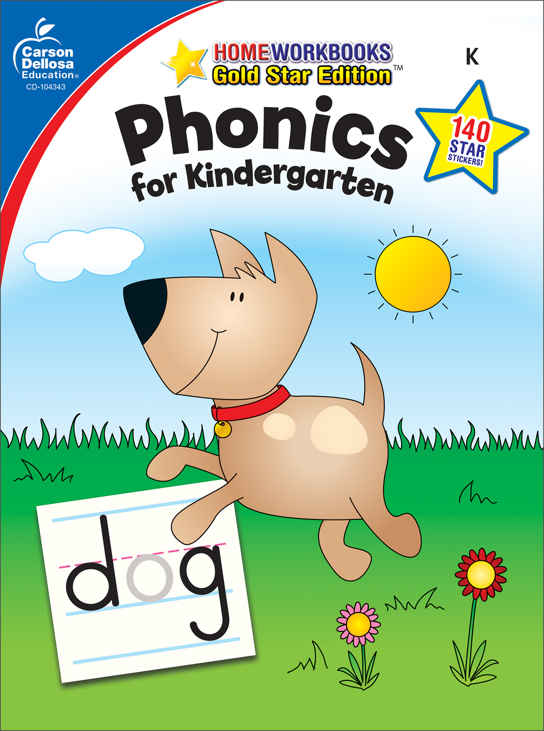 Phonics for Kindergarten, Grade K: Gold Star Edition