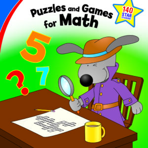 Puzzles and Games for Math, Grade 1: Gold Star Edition