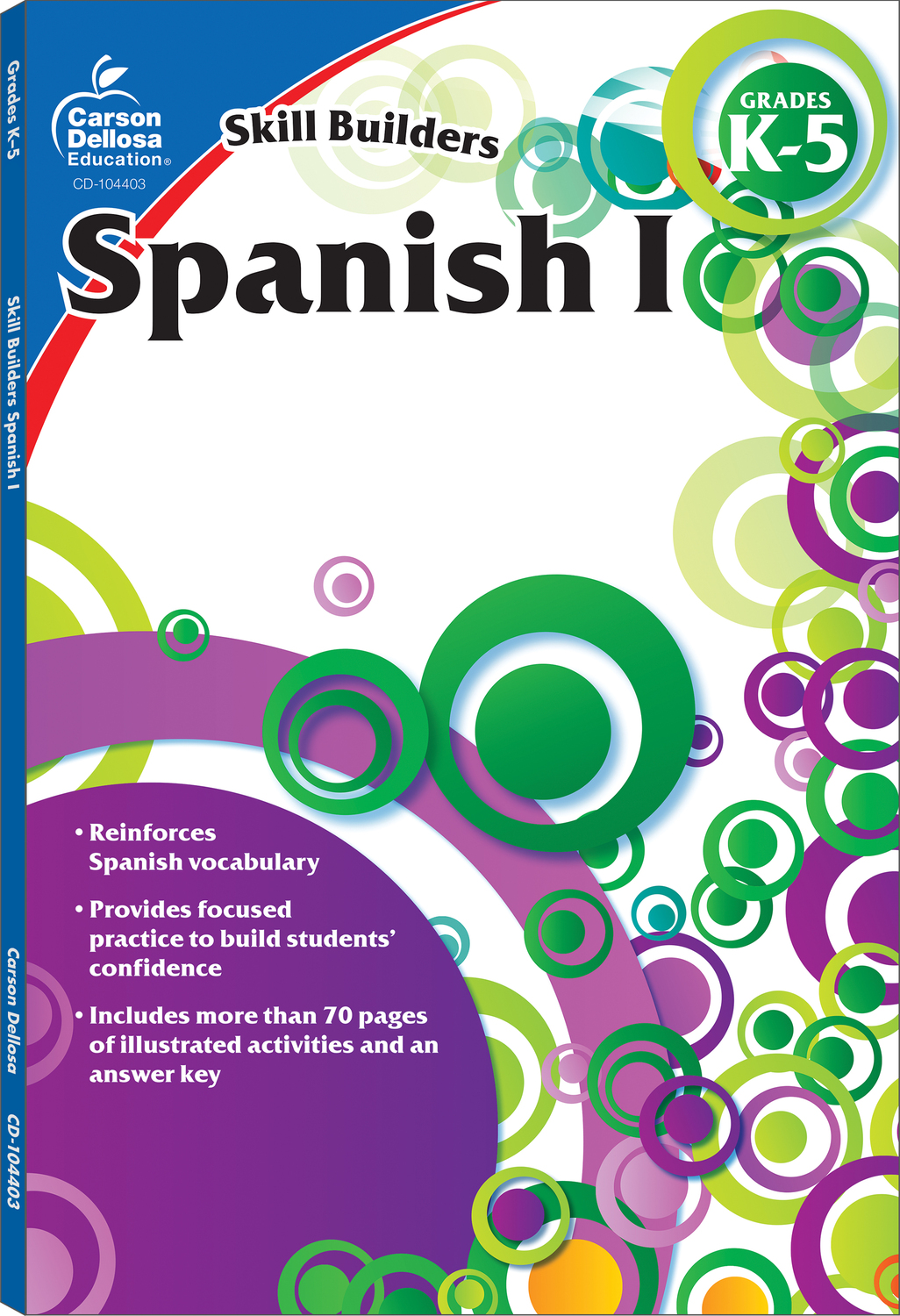 Spanish I, Grades K - 5 (Skill Builders), Grades K - 5