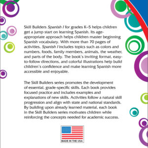 Spanish I, Grades K - 5 (Skill Builders), Grades K - 5