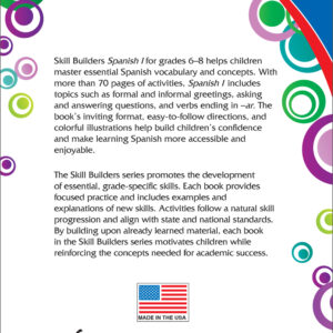 Spanish I, Grades 6 - 8 (Skill Builders), Grades 6 - 8