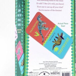 Dinosaur (giant shiny dominoes)