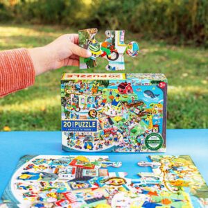 Animals in Town (20 piece puzzles)