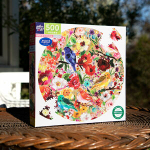 Birds & Blossoms (500 piece round puzzles)