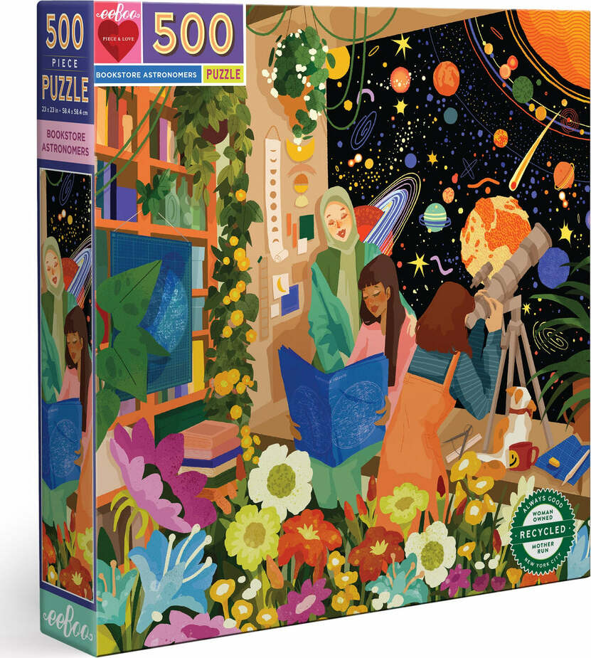 Bookstore Astronomers 500 Piece Square Puzzle