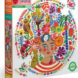 Positivity 500 Piece Round Puzzle