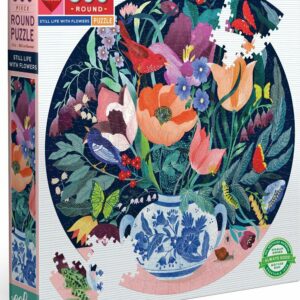 Still Life with Flowers (500 piece round puzzles)